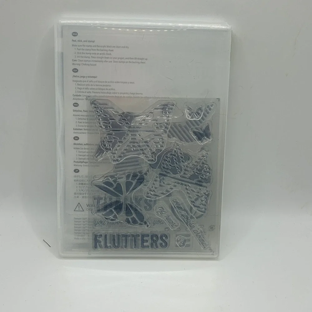 Stampin Up You Move Me 23 Piece Photopolymer Stamp Set 144002 Butterfly Bird‎